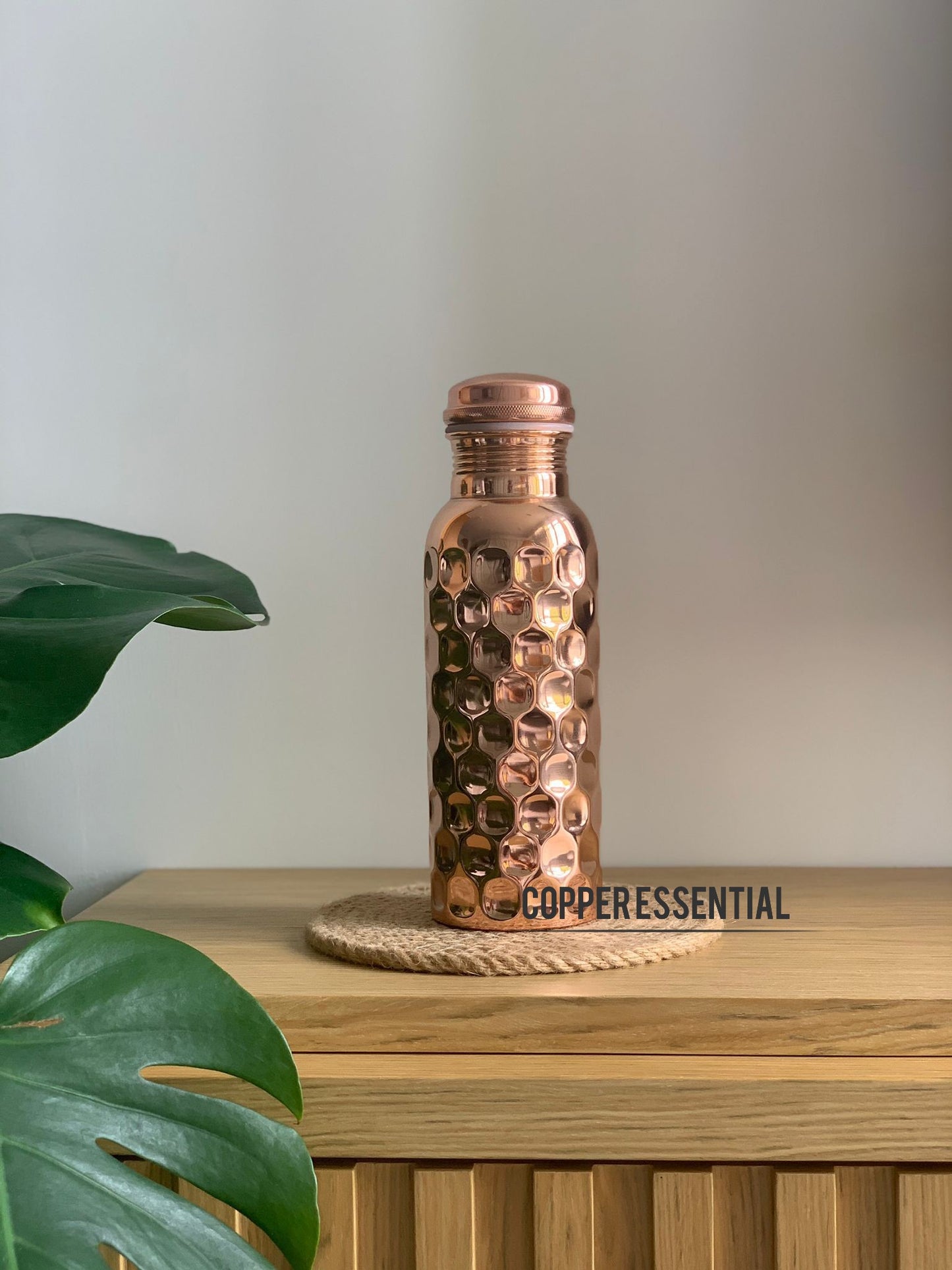 Handmade Diamond Copper Bottle - 550ml