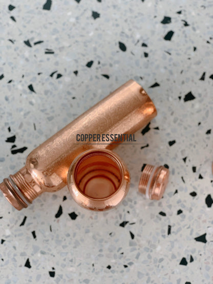 Handmade Embossed Copper Bottle - 950ml