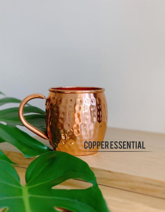 Handmade Hammered Copper Mug