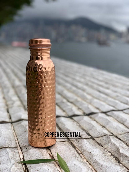 Handmade Hammered Copper Bottle - 950ml