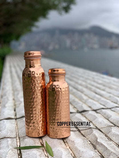 Handmade Hammered Copper Bottle - 950ml