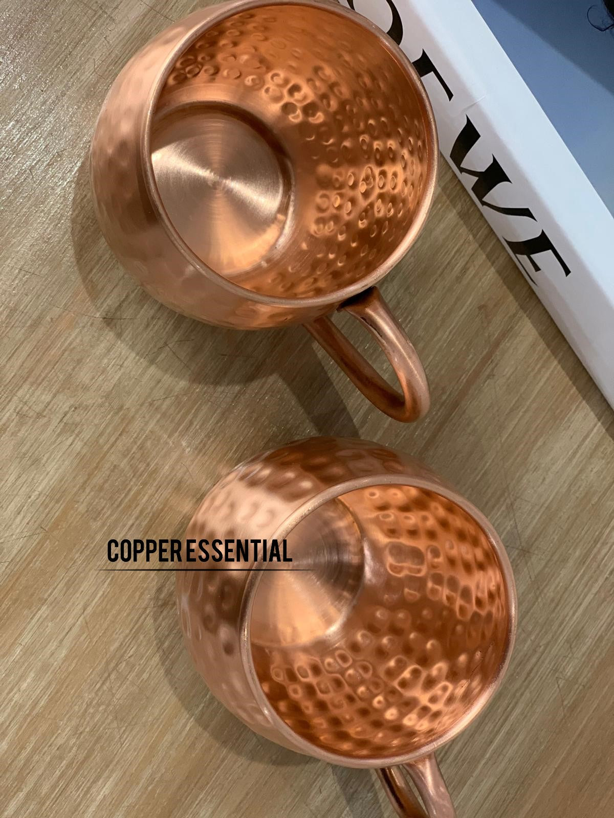 Handmade Hammered Copper Mug (Matt Finish)