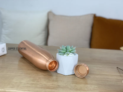 Handmade Copper Bottle (Narrow Neck) - 950ml