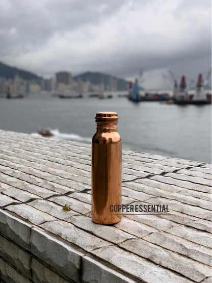 Handmade Plain Copper Bottle - 950 ml