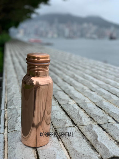 Handmade Plain Copper Bottle - 950 ml